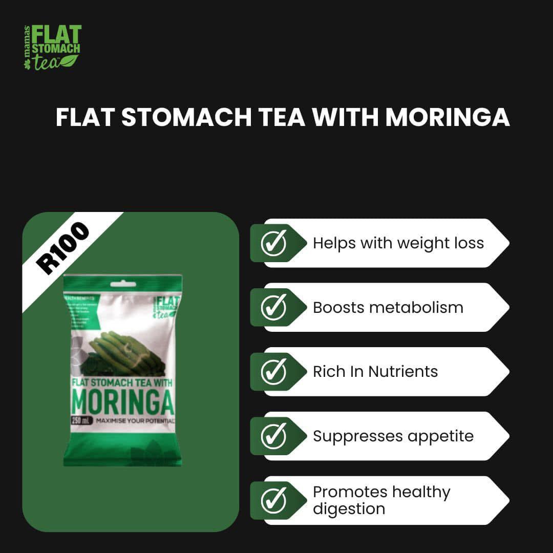 FLAT STOMUCH TEA WITH MORINGA