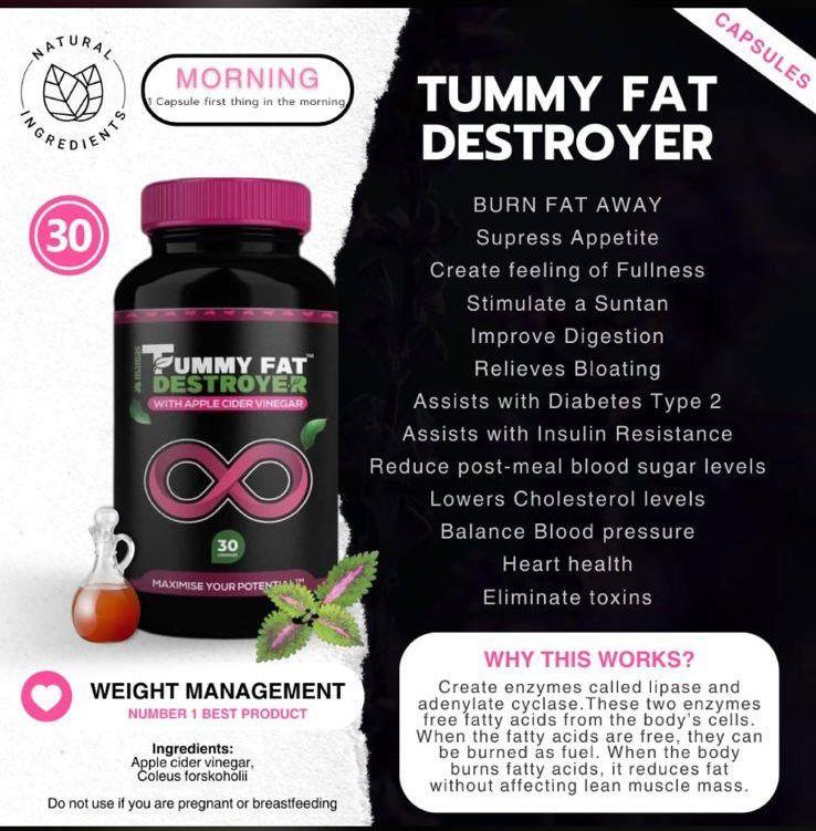 TUMMY FAT DESTROYER CAPSULES